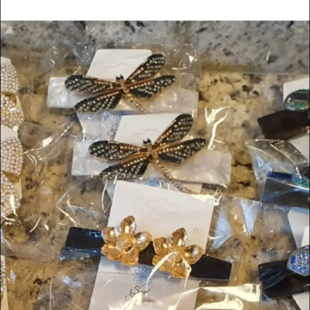 Hair Pin Dragon Fly in Colors or black ! NWT Adding Ipsy bag